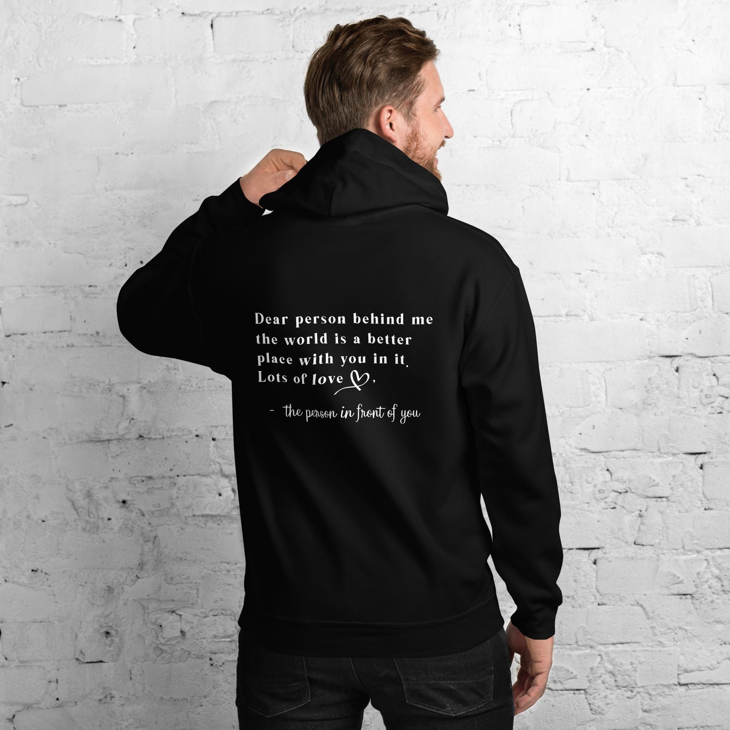 You deserve the love you so freely give to others. | Inspirational Hoodie | Love Yourself Hoodie | Unisex Hoodie