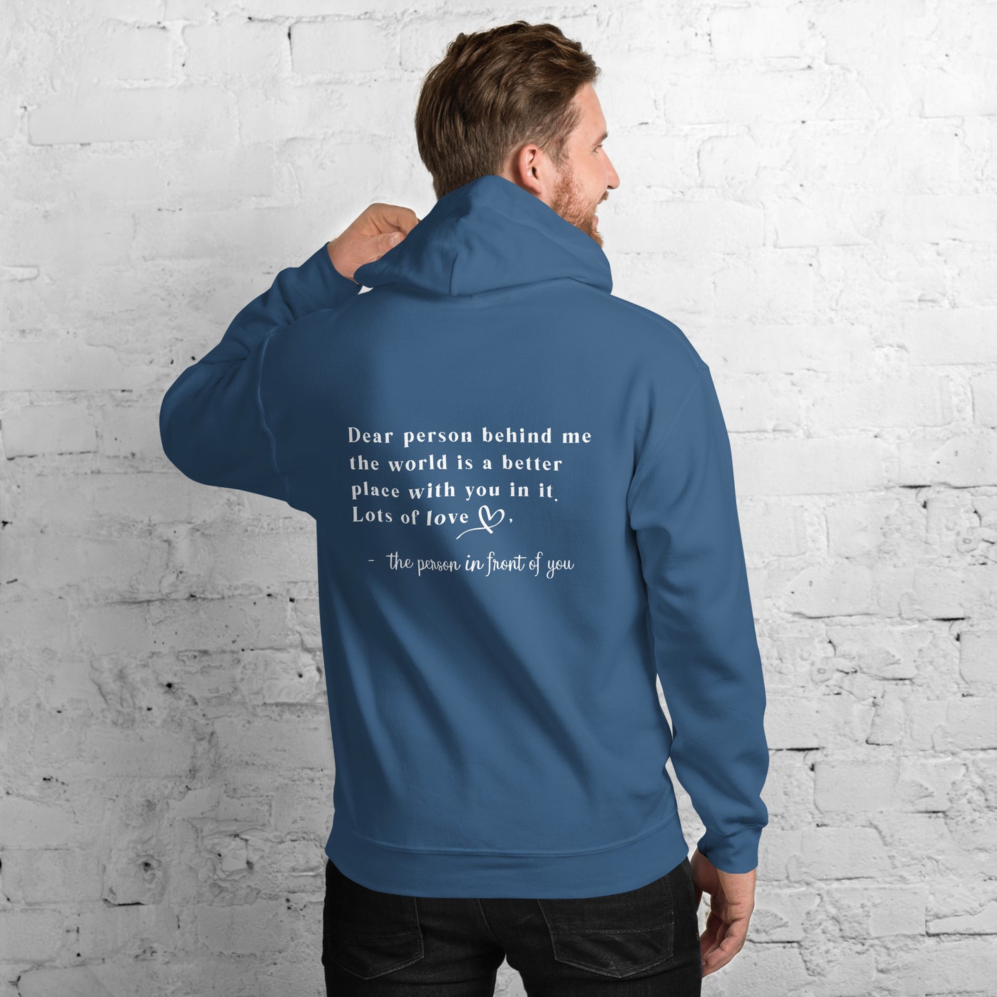 You deserve the love you so freely give to others. | Inspirational Hoodie | Love Yourself Hoodie | Unisex Hoodie