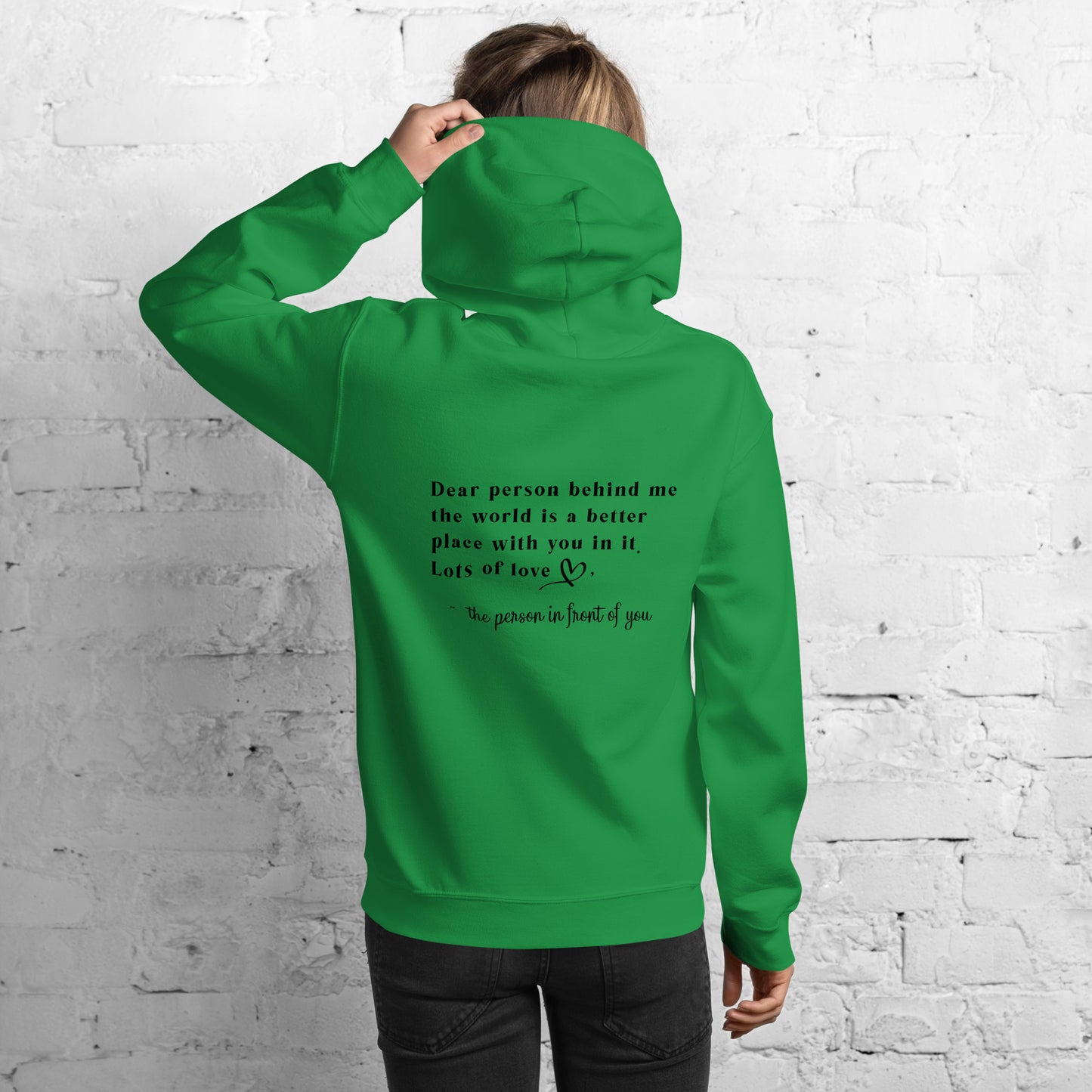 You deserve the love you so freely give to others. |  Inspirational Hoodie | Love Yourself Hoodie | Unisex Hoodie