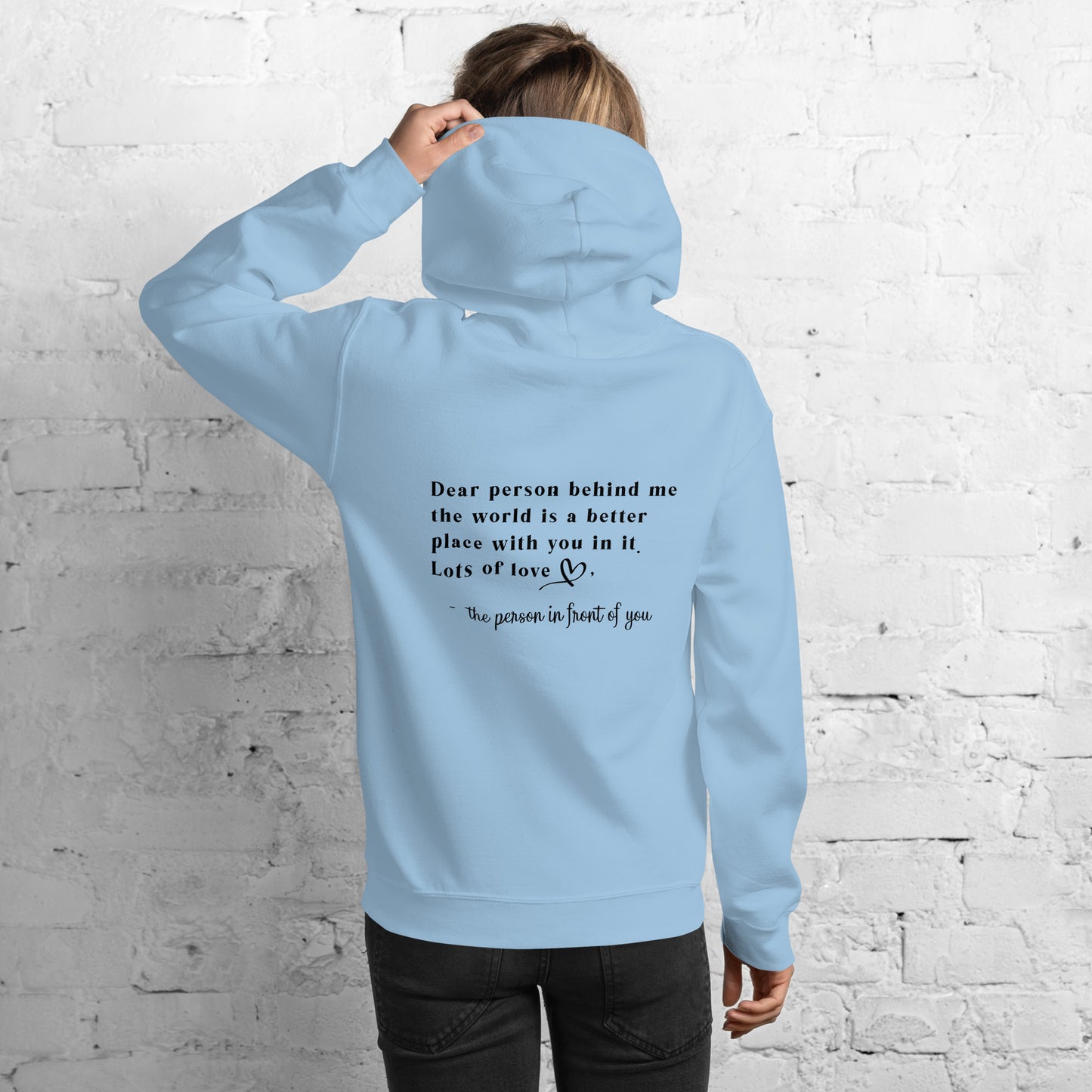 You deserve the love you so freely give to others. |  Inspirational Hoodie | Love Yourself Hoodie | Unisex Hoodie