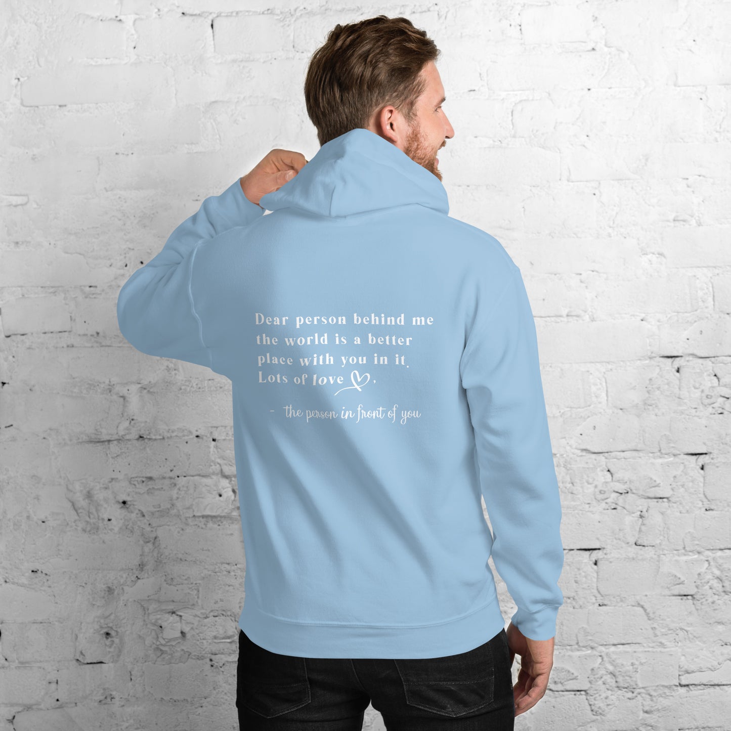 You deserve the love you so freely give to others. | Inspirational Hoodie | Love Yourself Hoodie | Unisex Hoodie