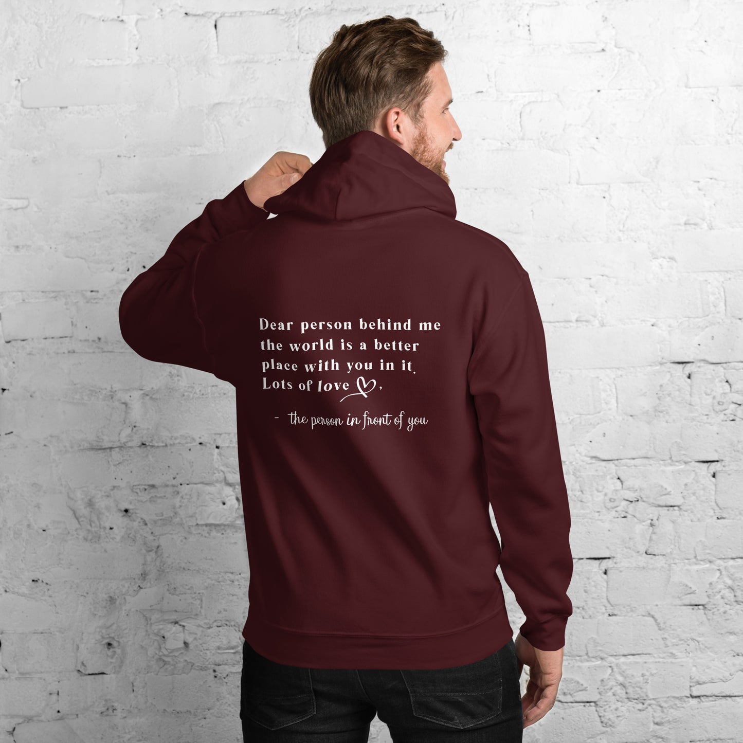 You deserve the love you so freely give to others. | Inspirational Hoodie | Love Yourself Hoodie | Unisex Hoodie