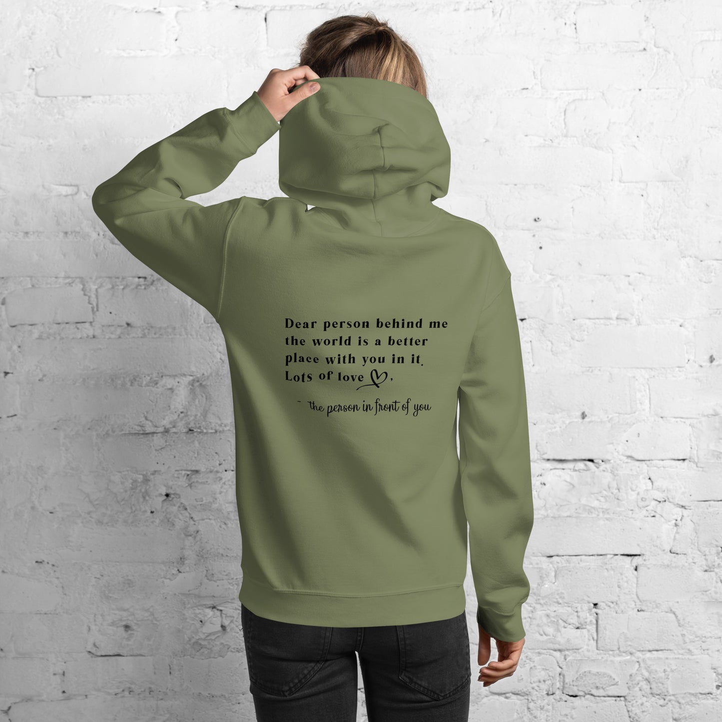 You deserve the love you so freely give to others. |  Inspirational Hoodie | Love Yourself Hoodie | Unisex Hoodie