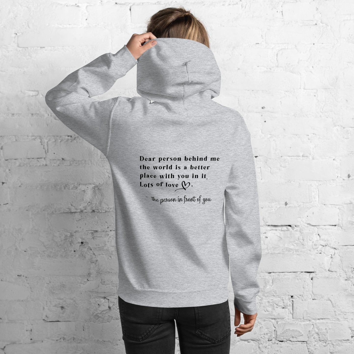 You deserve the love you so freely give to others. |  Inspirational Hoodie | Love Yourself Hoodie | Unisex Hoodie