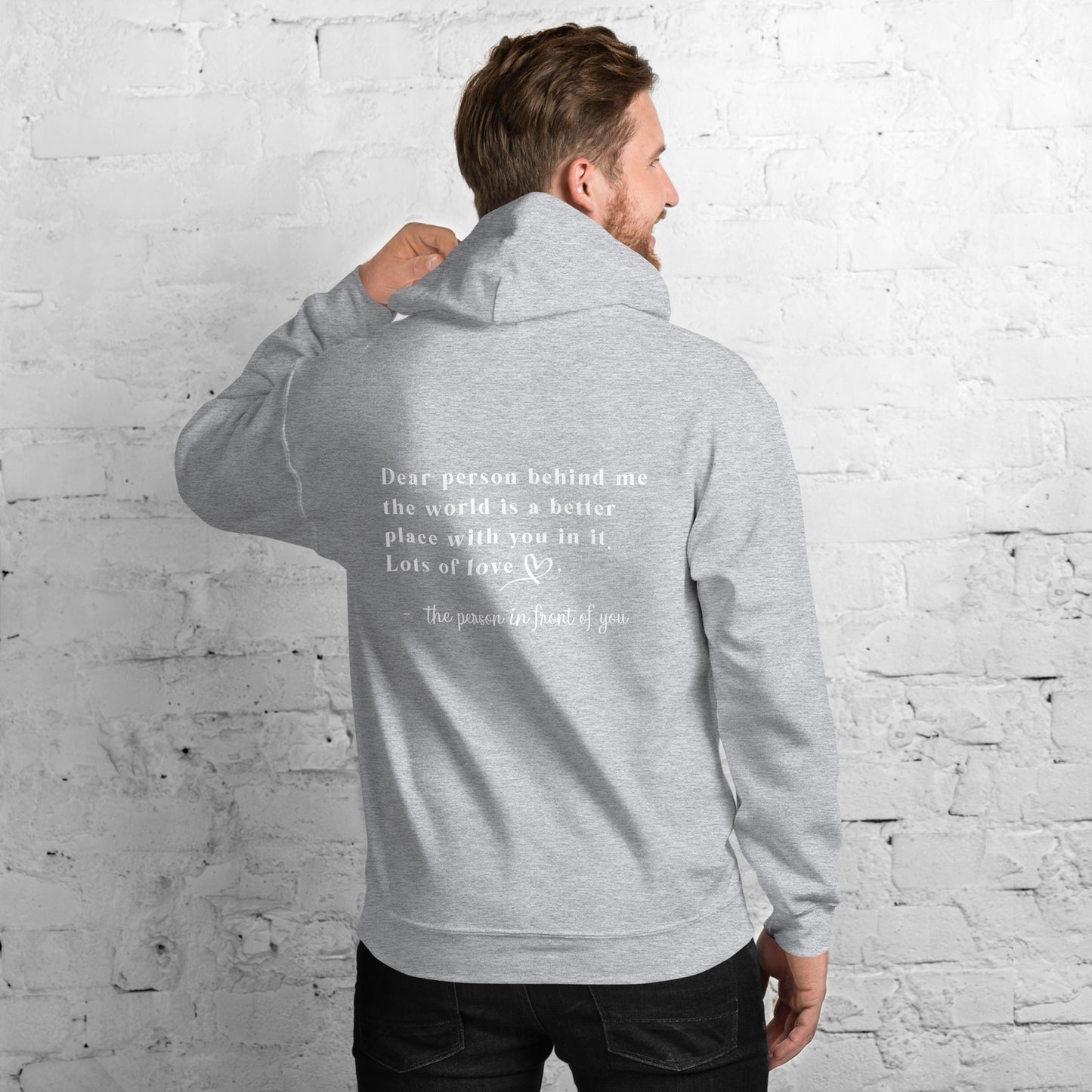 You deserve the love you so freely give to others. | Inspirational Hoodie | Love Yourself Hoodie | Unisex Hoodie