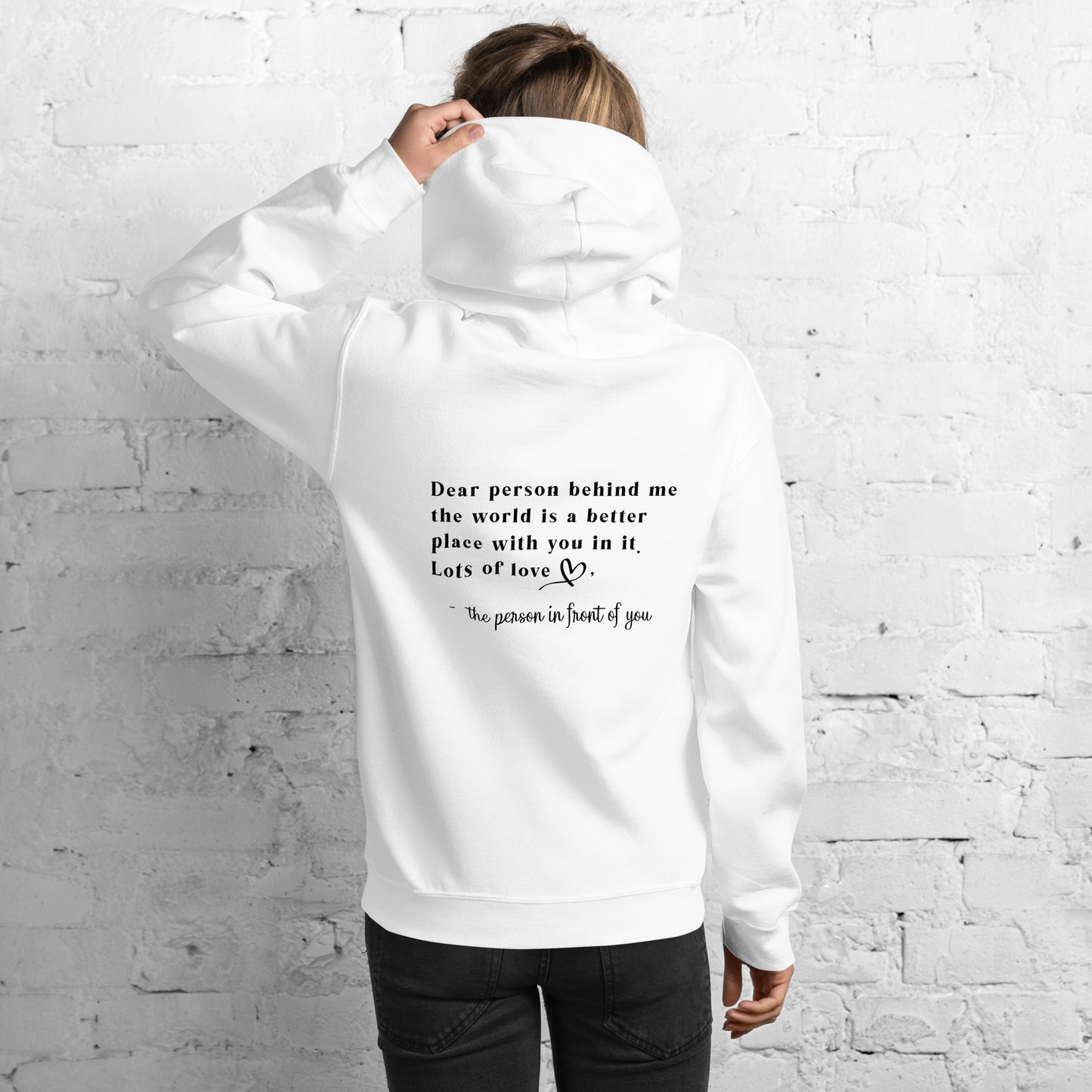 You deserve the love you so freely give to others. |  Inspirational Hoodie | Love Yourself Hoodie | Unisex Hoodie