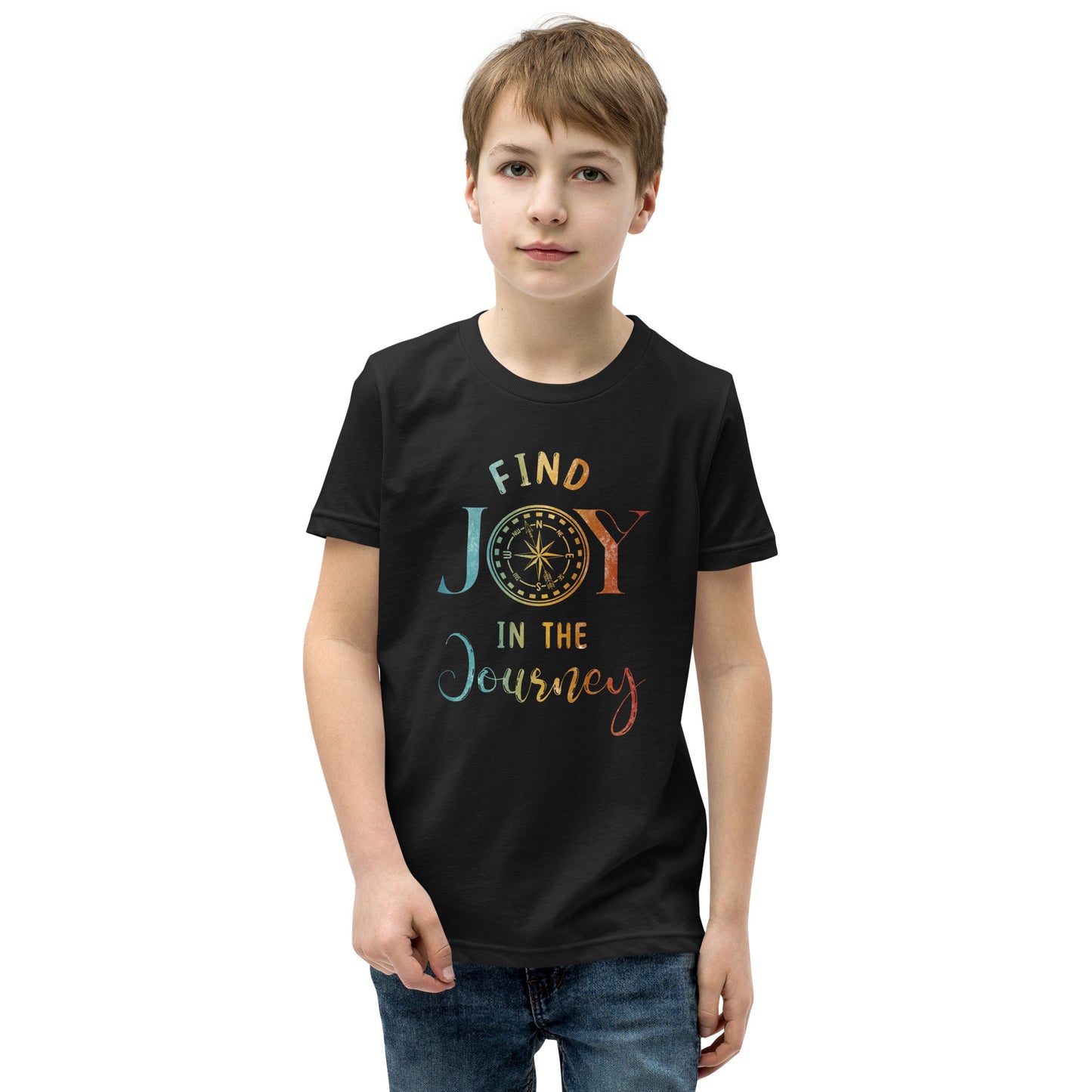 Find Joy in the Journey | Inspirational Shirt | Love Yourself Shirt | Youth Unisex T-Shirt