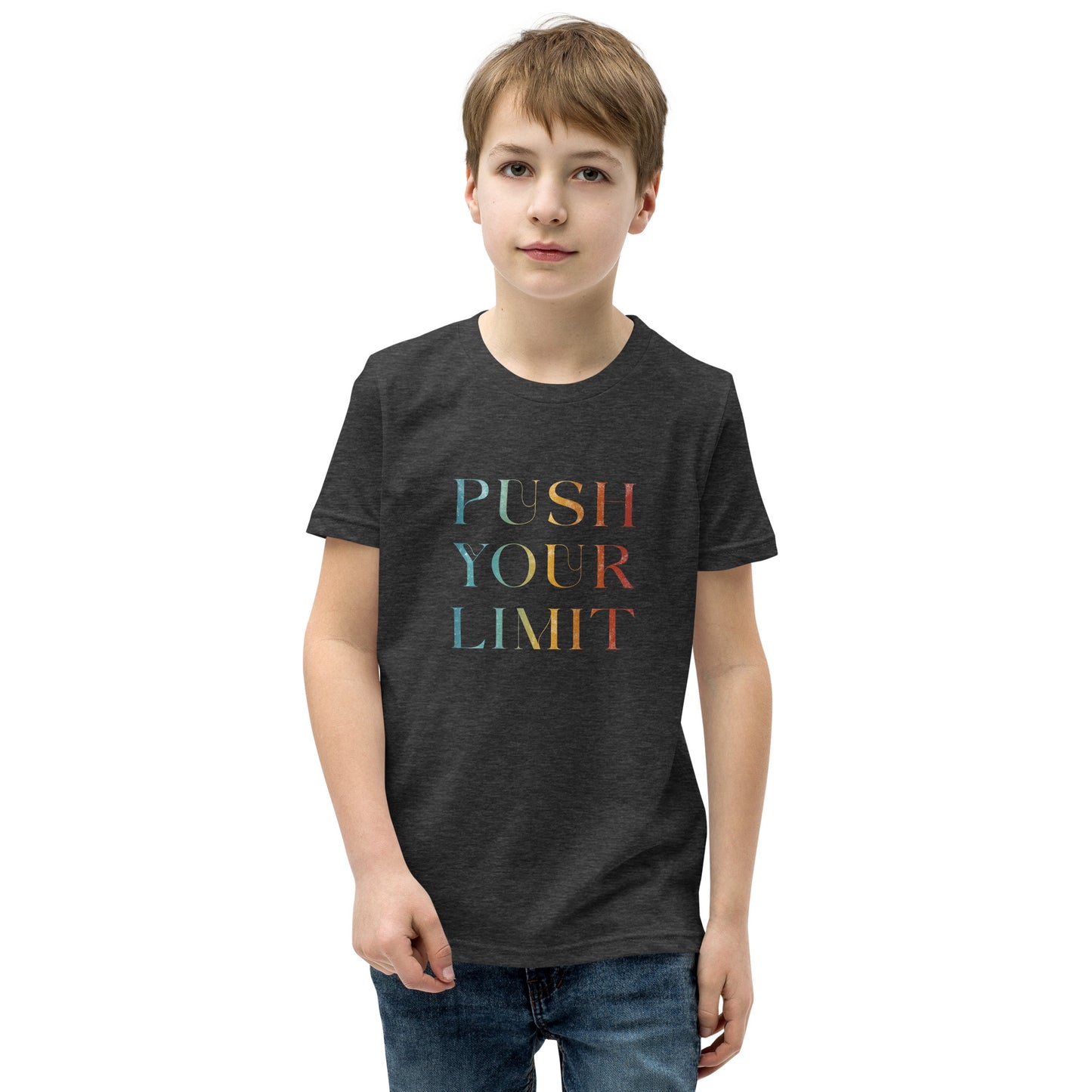 Push Your Limit | Inspirational Shirt | Love Yourself Shirt | Youth Unisex T-Shirt