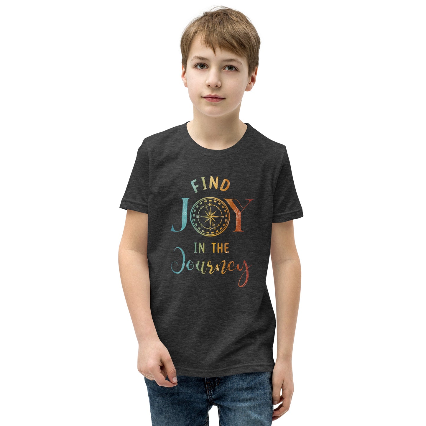 Find Joy in the Journey | Inspirational Shirt | Love Yourself Shirt | Youth Unisex T-Shirt