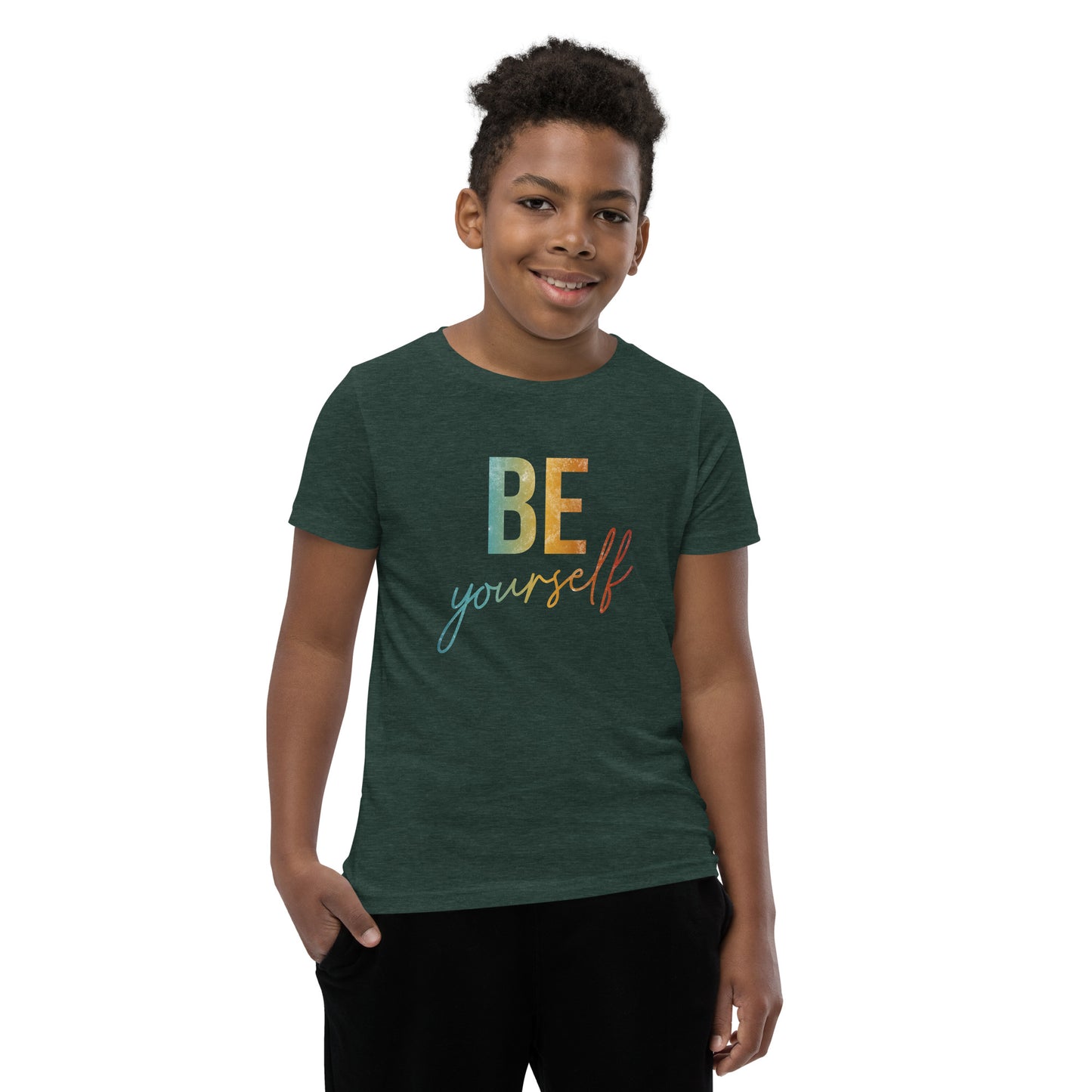 Be Yourself | Inspirational Shirt | Love Yourself Shirt | Youth Unisex T-Shirt