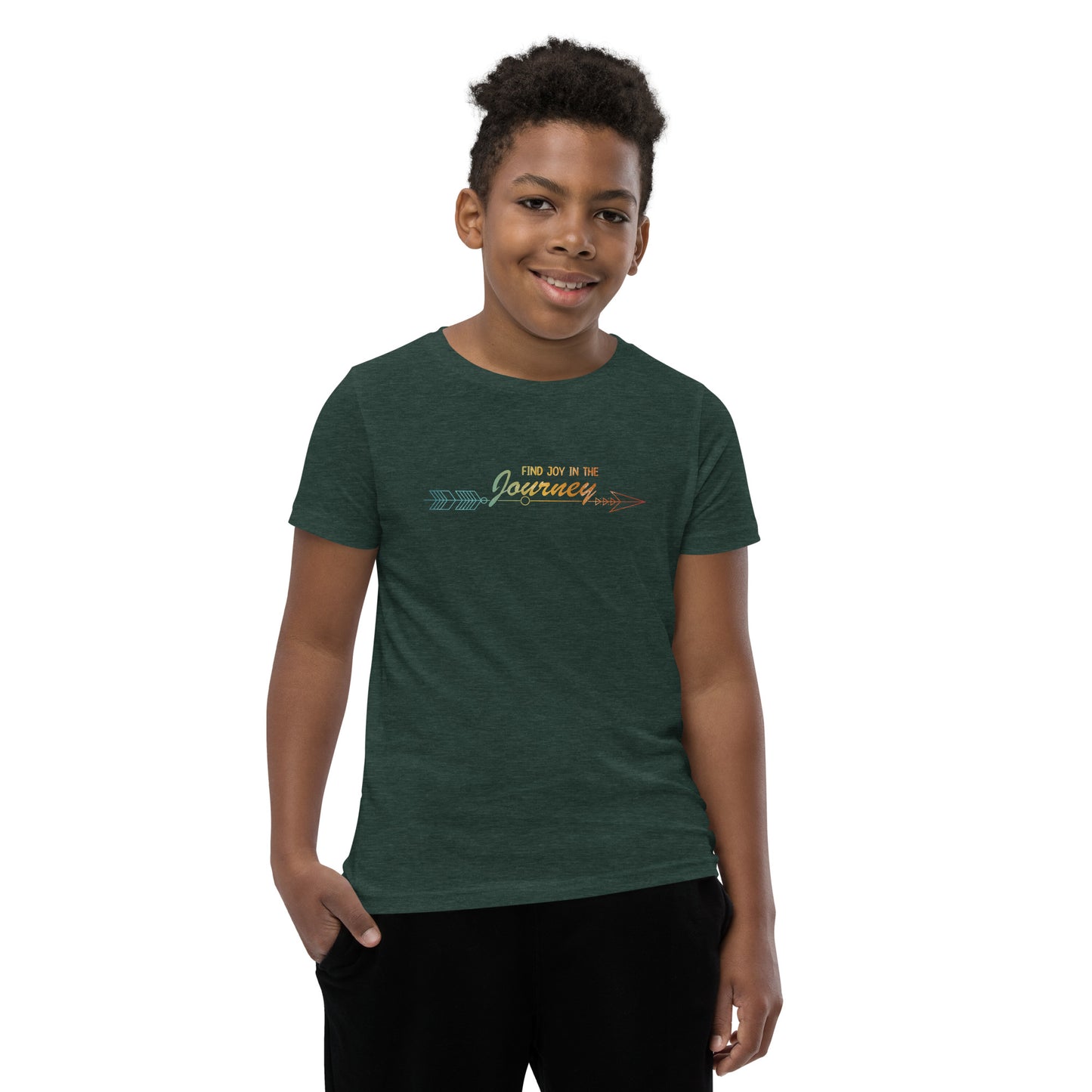 Find Joy in the Journey | Inspirational Shirt | Love Yourself Shirt | Youth Unisex T-Shirt