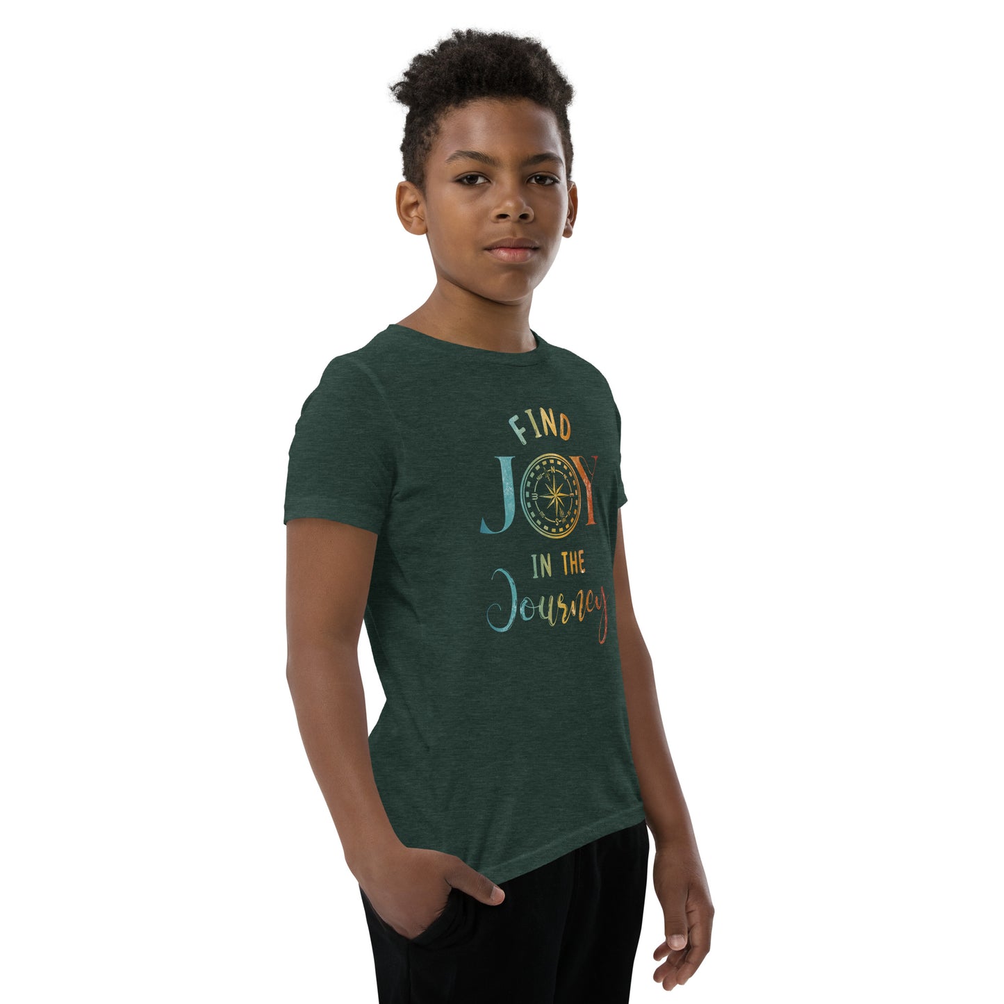 Find Joy in the Journey | Inspirational Shirt | Love Yourself Shirt | Youth Unisex T-Shirt