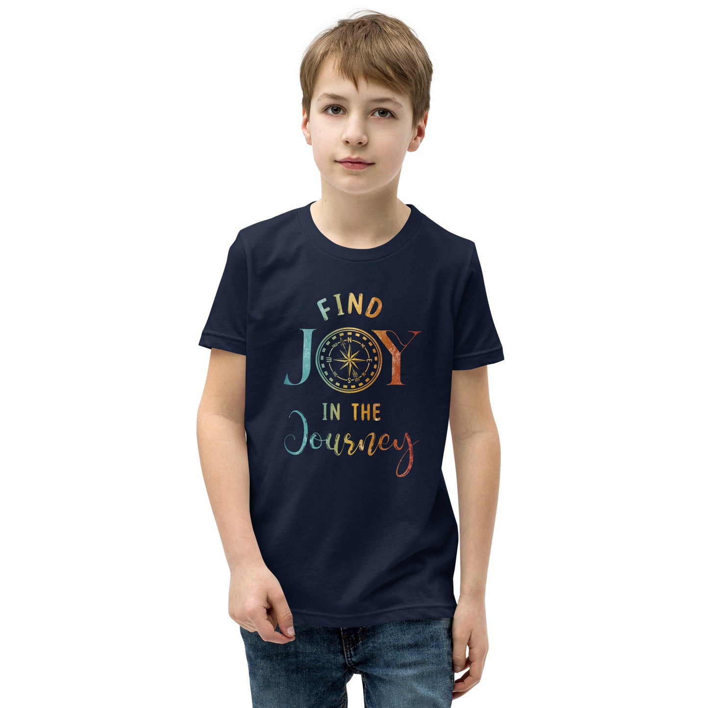 Find Joy in the Journey | Inspirational Shirt | Love Yourself Shirt | Youth Unisex T-Shirt