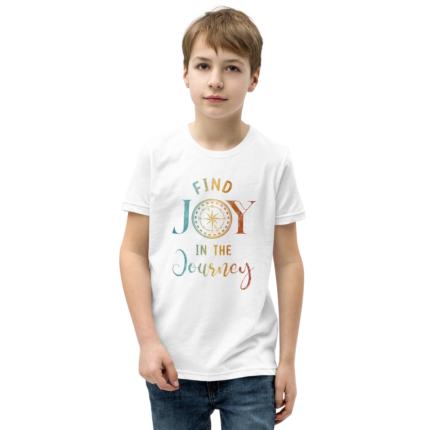 Find Joy in the Journey | Inspirational Shirt | Love Yourself Shirt | Youth Unisex T-Shirt