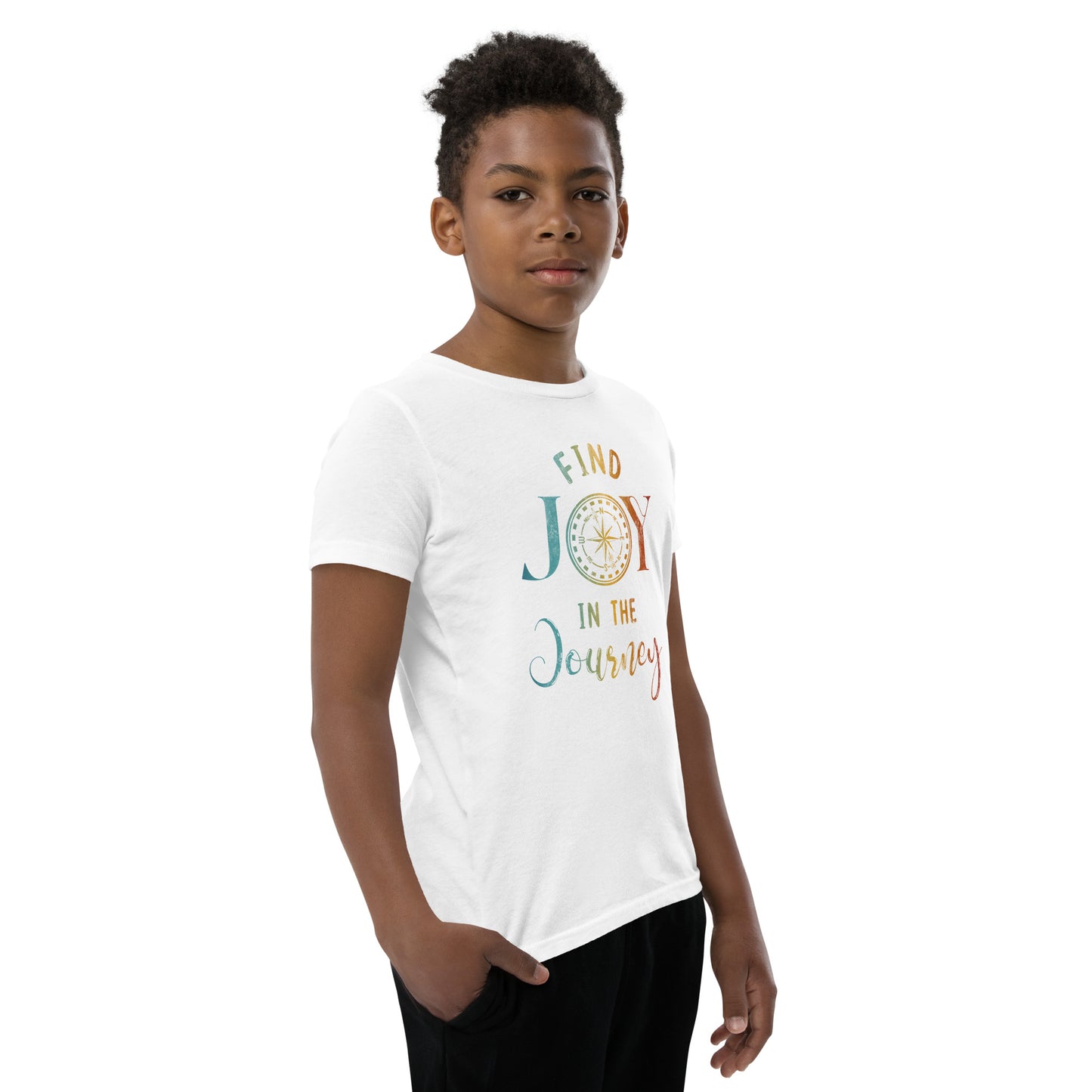 Find Joy in the Journey | Inspirational Shirt | Love Yourself Shirt | Youth Unisex T-Shirt