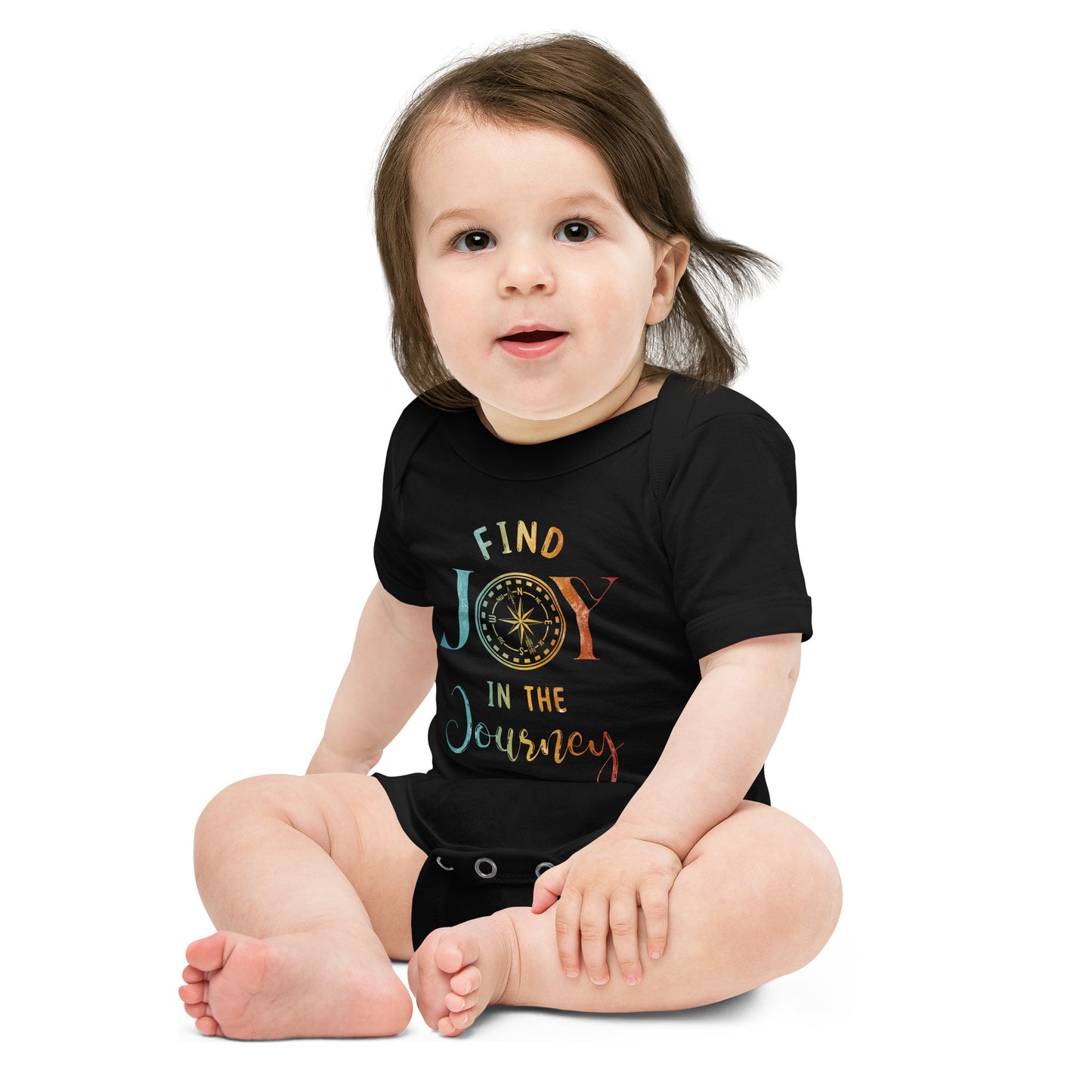 Find Joy in the Journey | Inspirational | Baby Short Sleeve One Piece