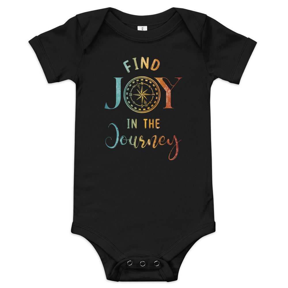 Find Joy in the Journey | Inspirational | Baby Short Sleeve One Piece