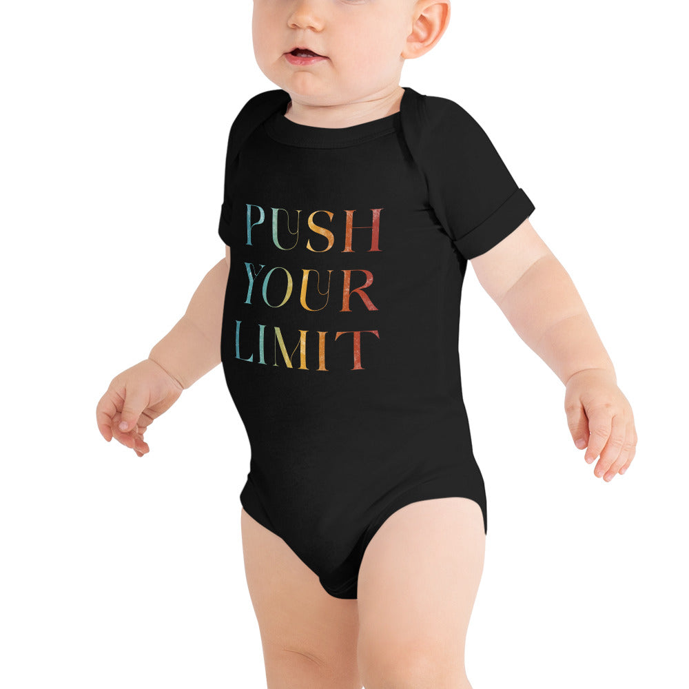 Push Your Limit | Inspirational | Baby Short Sleeve One Piece