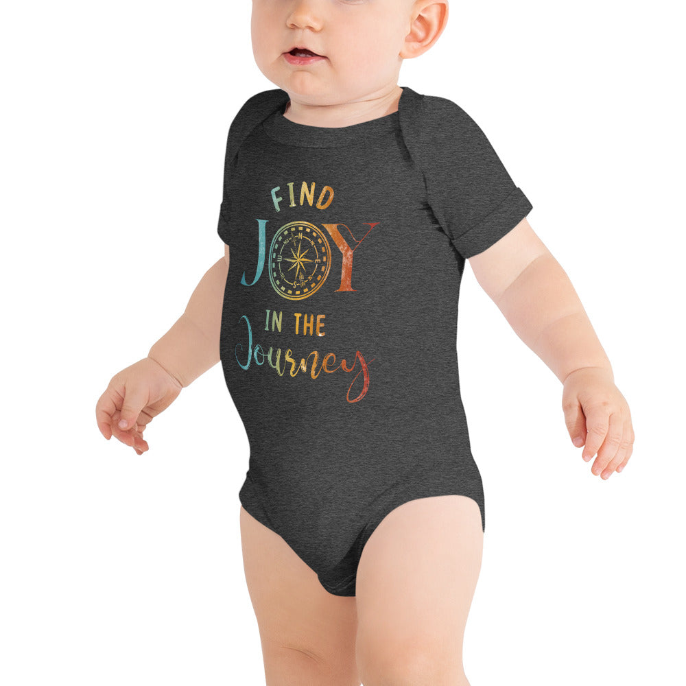 Find Joy in the Journey | Inspirational | Baby Short Sleeve One Piece