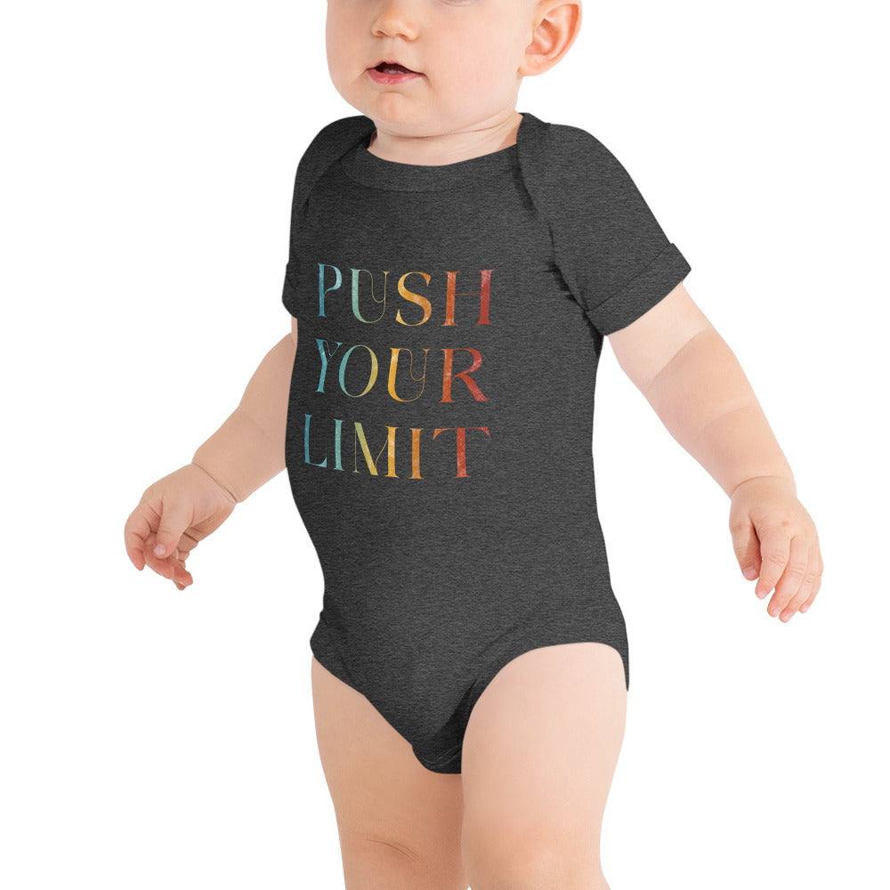 Push Your Limit | Inspirational | Baby Short Sleeve One Piece