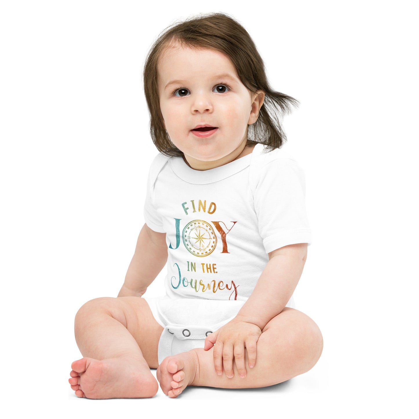 Find Joy in the Journey | Inspirational | Baby Short Sleeve One Piece