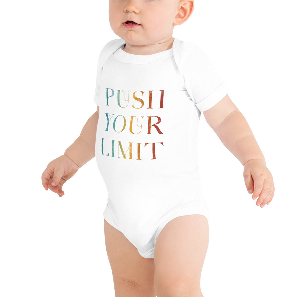 Push Your Limit | Inspirational | Baby Short Sleeve One Piece